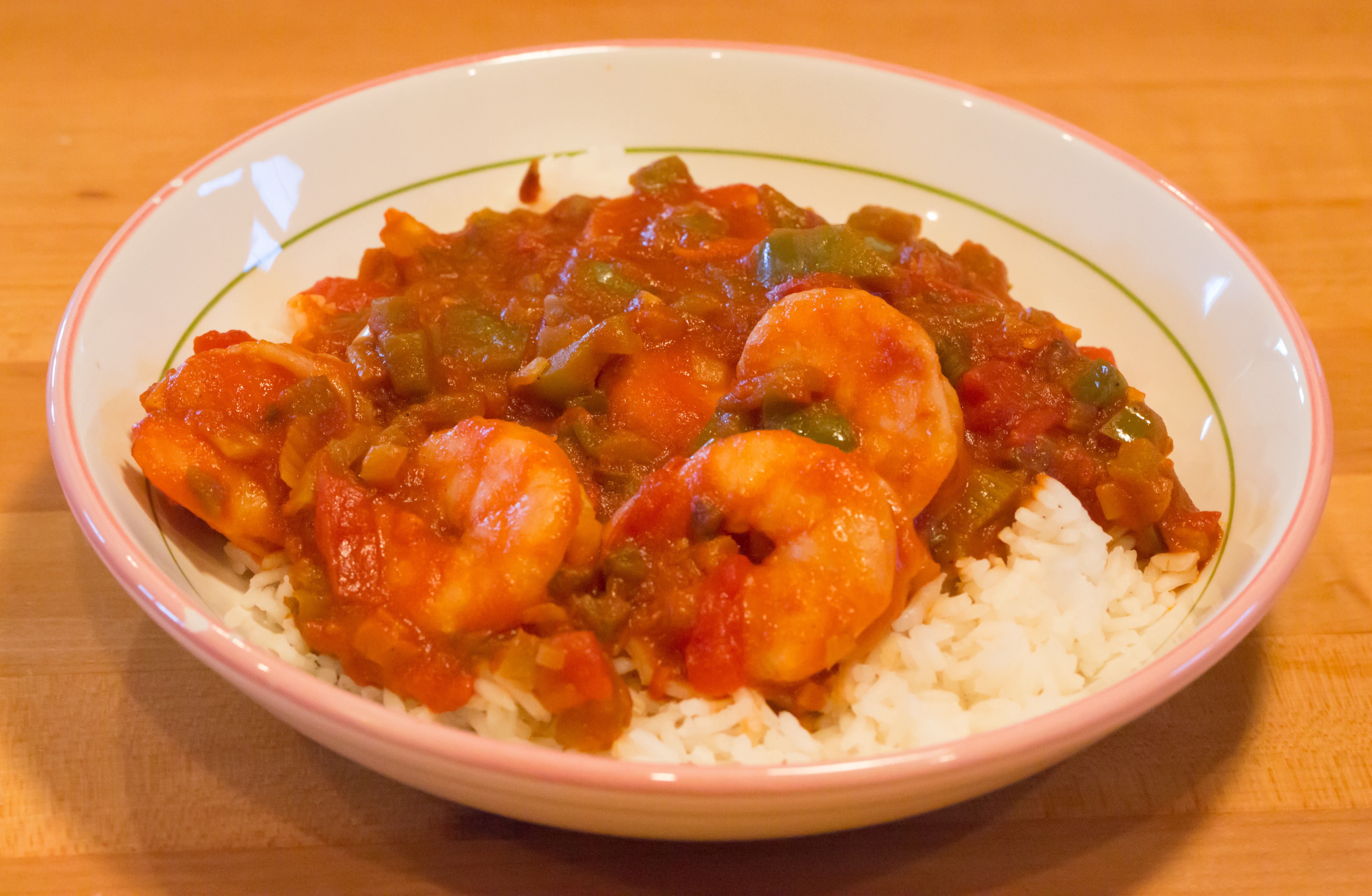FAIRLY) QUICK SHRIMP CREOLE – CLEANING OUT THE FREEZER, PART TWO
