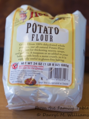 Potato flour for moistness