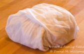 Wrap the cooled loaf in a slightly dampened kitchen towel for a few hours.