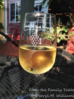 Refreshing glass of wine