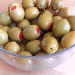Small pimiento-stuffed olives