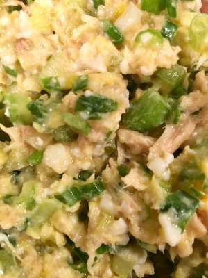 Shiro Dashi Tuna and Egg Salad